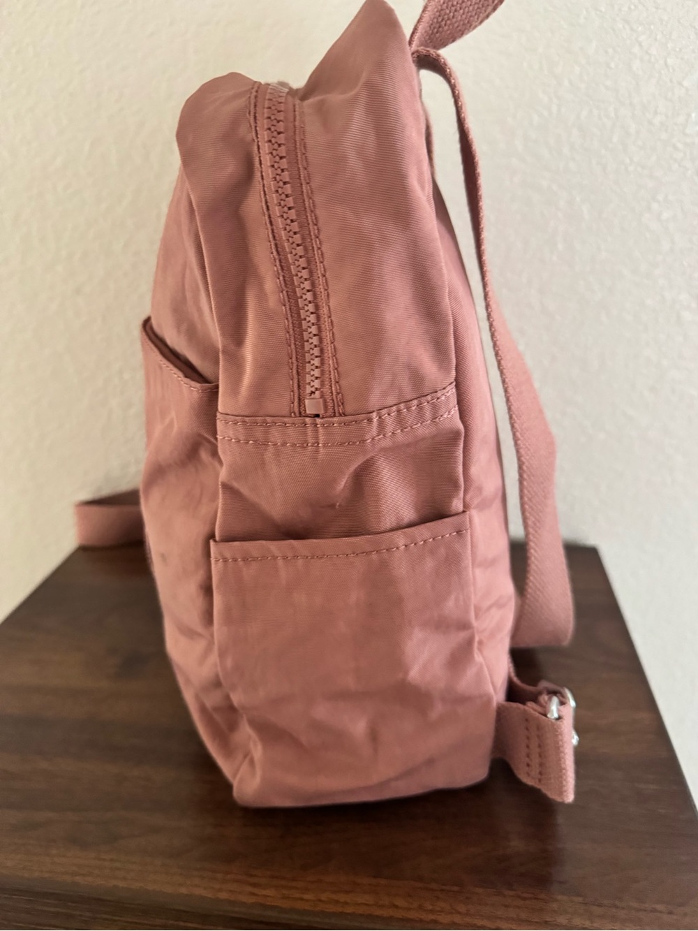 Kipling Dusty Rose Pink Mini Backpack with Orson Monkey Charm - Picture 12 of 14